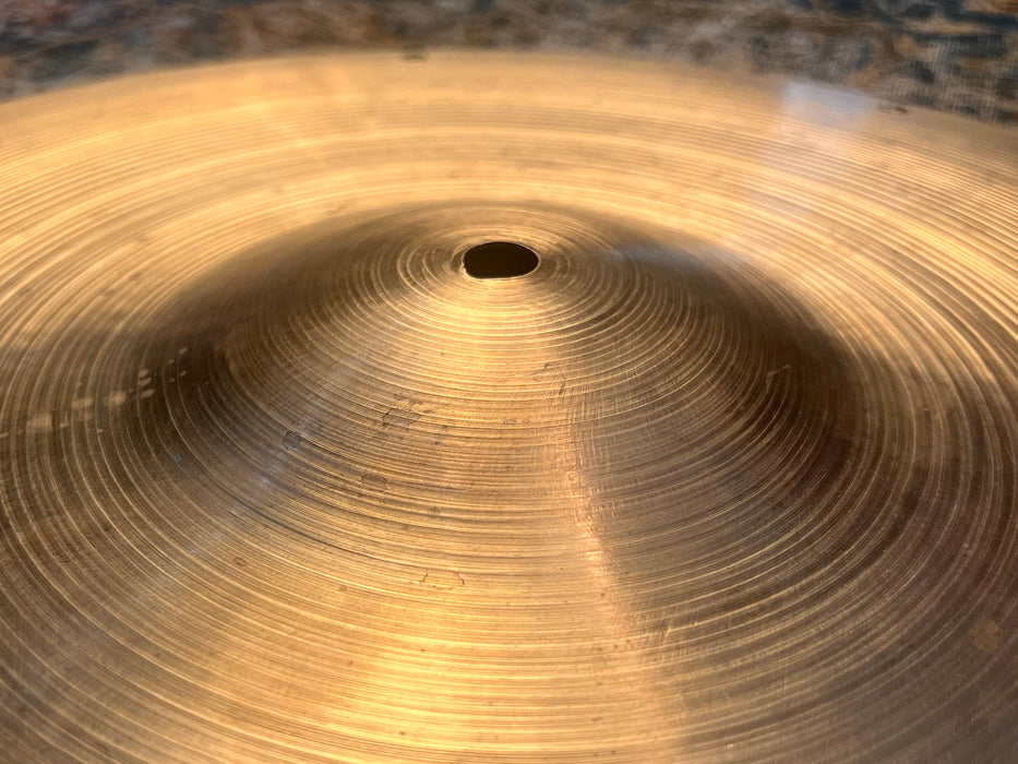 Rare Ultra Complex 19” Vintage Zildjian 1960s Hand Hammered SIZZLE Ride 1774 g ALL 8 RIVETS