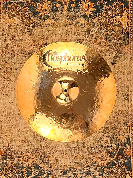 Shimmering Bosphorus RAW GOLD CRASH 17” 1246 g MINT BEAUTIFUL Brilliance! FAST CRASH