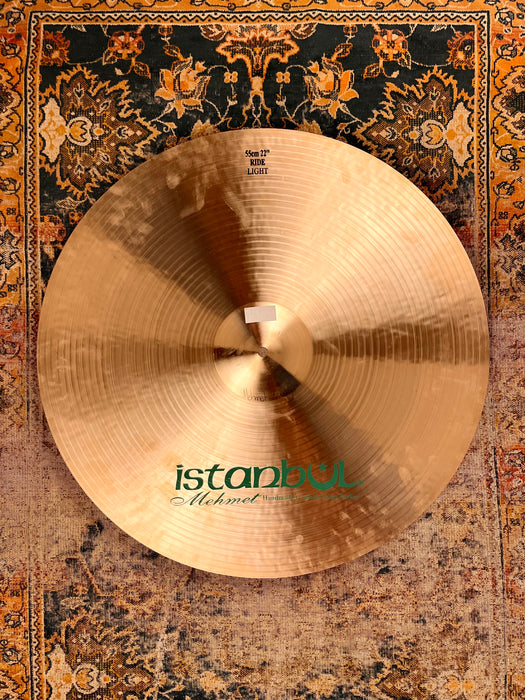 BRUSHED Finish ISTANBUL Mehmet Horacio EL Negro Hernandez Light Ride 22” 2492 g INCREDIBLE