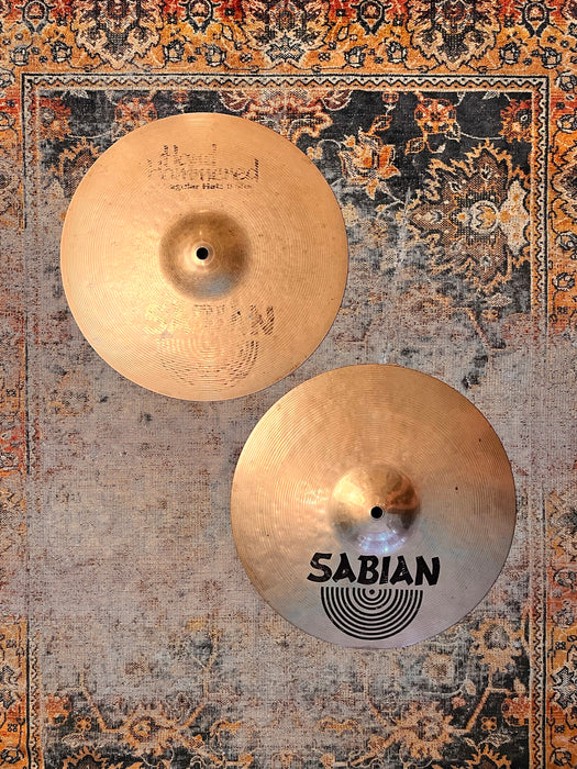 Rare 30 YR Old DARK Crisp Sabian HH 13” Hihats 795 1195 g BRILLIANT! Sound Phenomenal! Listen