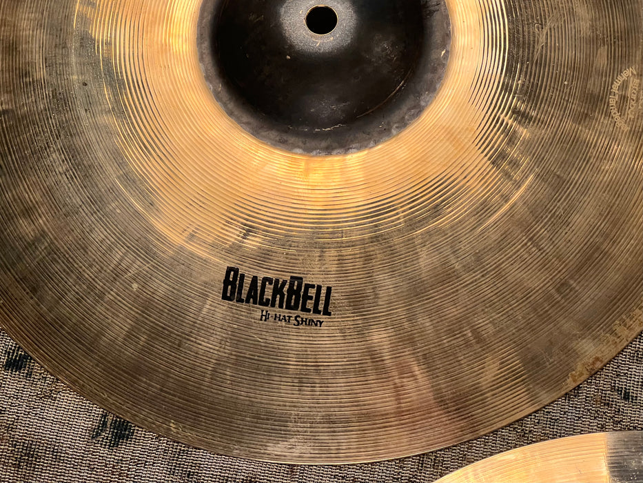 HAND HAMMERED ISTANBUL Mehmet 15" BLACK BELL Hihats 1226 1405 g Brilliant