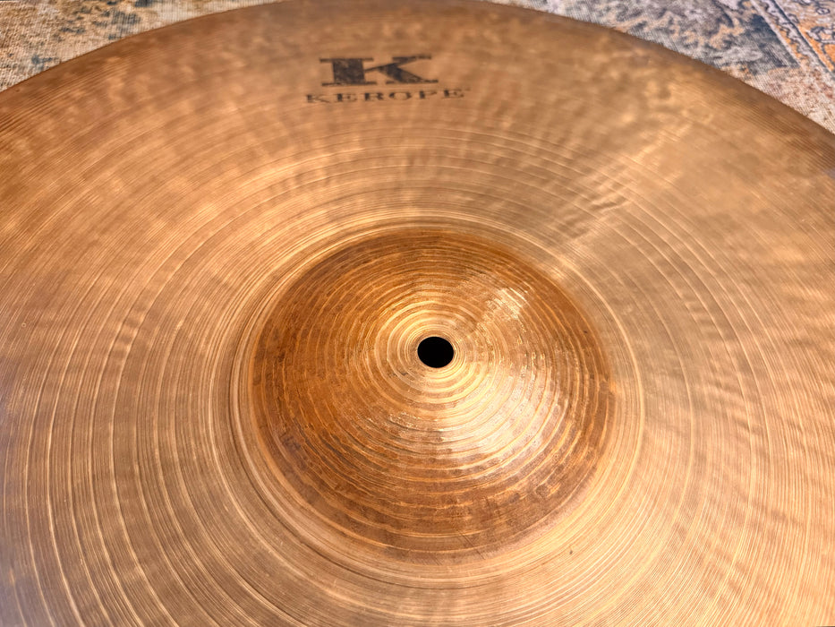 RARE Zildjian KEROPE 24” Ride Crash! THE ORIGINAL! COLLECTIBLE! Only Made 1 Year! 3242 g