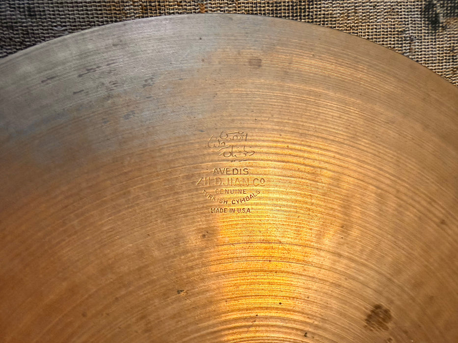 Vintage Zildjian 1960s PAPER THIN 15” Hihats 858 988 g Gorgeous LIGHT AIRY DRY Tone! RINGO 15s!