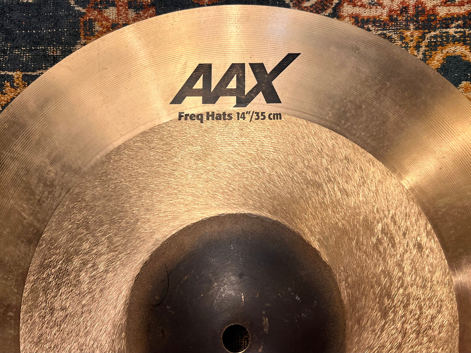 Unique Sabian COMBO AAX Freq HHX Evolution Hihats 14” 1046 1452 g Semi-Dry Darker