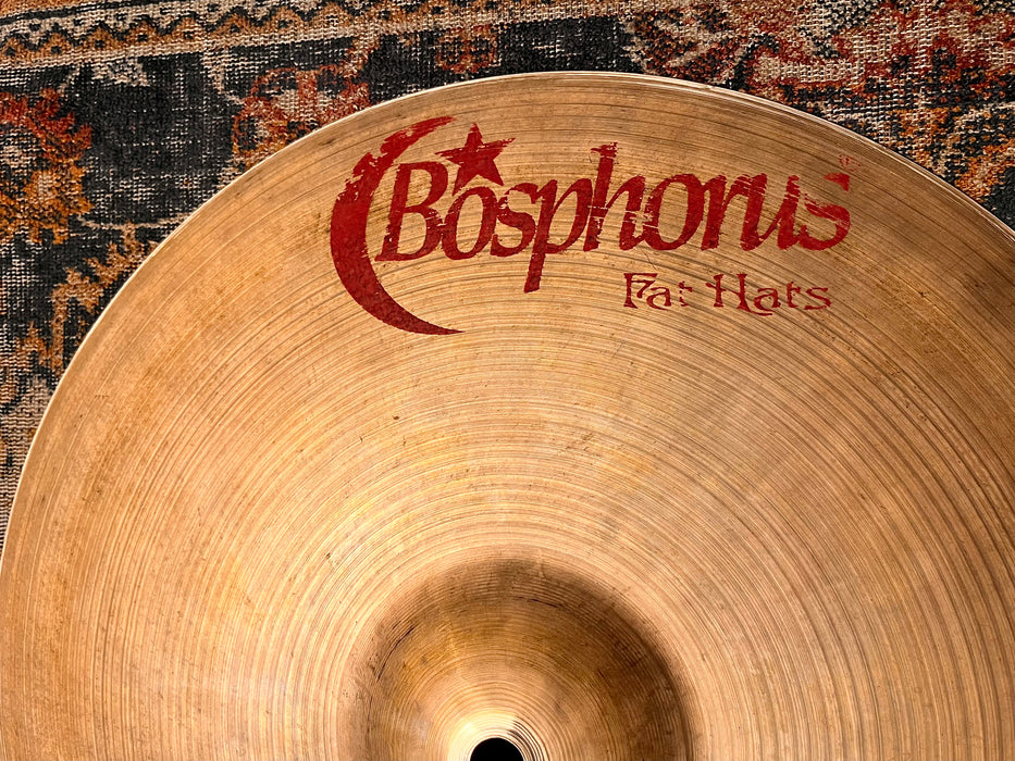 ORIGINAL Bosphorus FAT HATS Hihats 14” 910 1050 g Stanton Moore! LIGHT Smooth! Beautifully Mellowed
