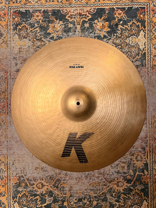 Rare 80s Zildjian 22” K Heavy Ride BRILLIANT 3496 g DARK Smooth! Great Definition! VINNIE