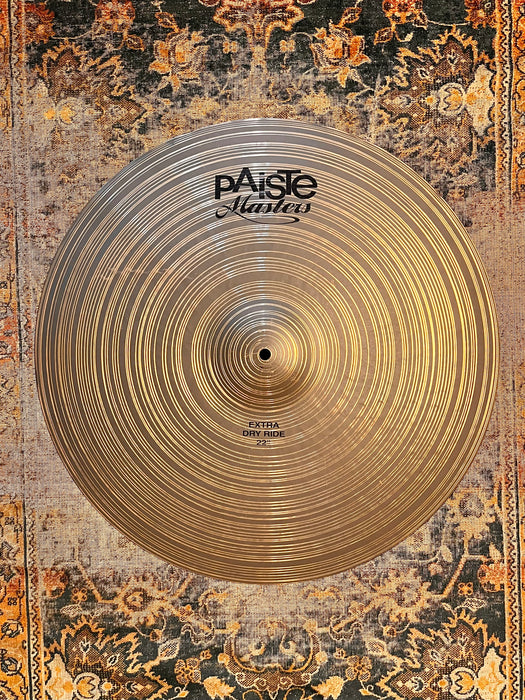 PAISTE MASTERS EXTRA DRY RIDE 22” 2595 g PERFECT! Very Articulate! DON’T PAY $820!