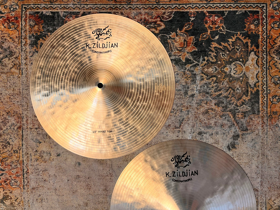 Zildjian K CONSTANTINOPLE Hihats 14” IMMACULATE! Versatile! 975 1145 g Don’t PAY $740!