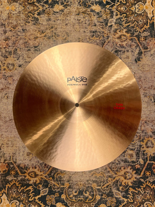 PERFECT Paiste 602 THIN CRASH 18” 1346 g WHY Pay $490?