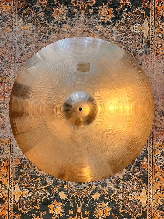 RARE Vintage 1970s A & CIE Zildjian 24” Ride Crash LIGHT Mellow 2 FOOTER! Orig BRILLIANT ONLY 3570 g
