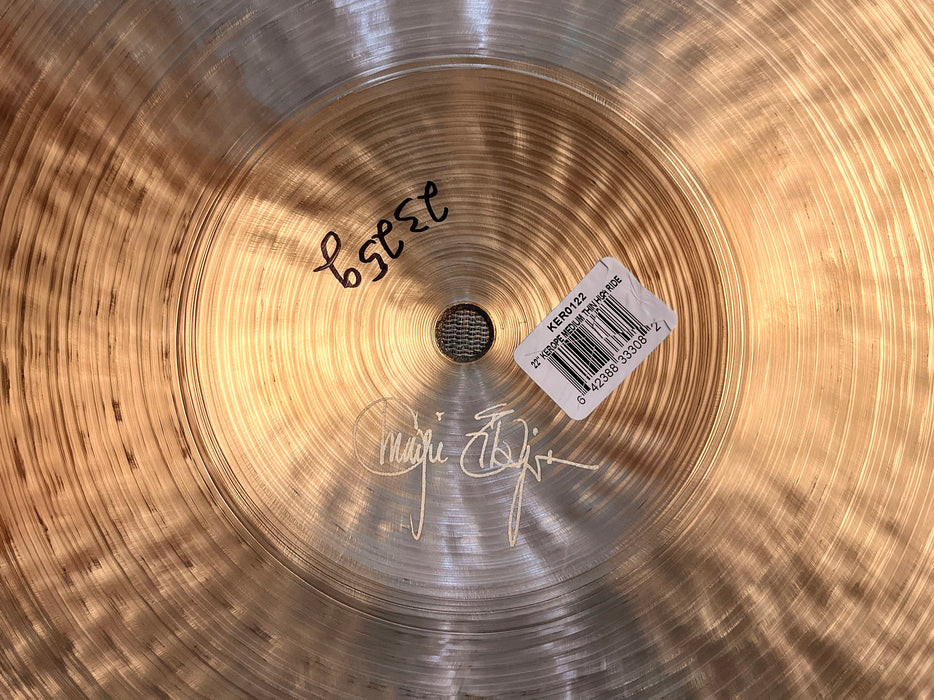 ZILDJIAN KEROPE Medium Thin High Ride 22” Crash 2325 g IMMACULATE New Version! Stunning 22”!