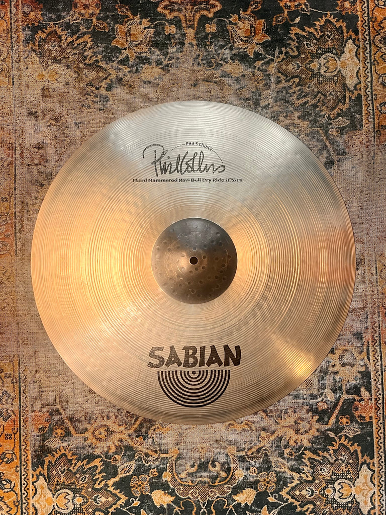Sabian PHIL COLLINS Signature Ride 21” VERY RARE 3296 g Raw Bell