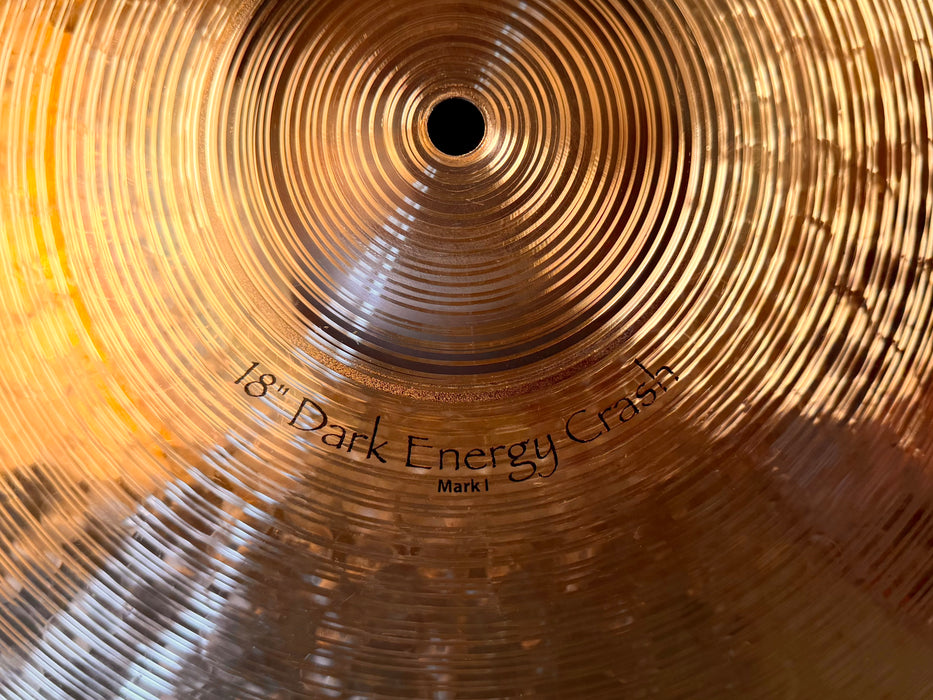 PAISTE DARK ENERGY CRASH 18” IMMACULATE Shape! 1494 g Beautiful! DON’T Pay $614!