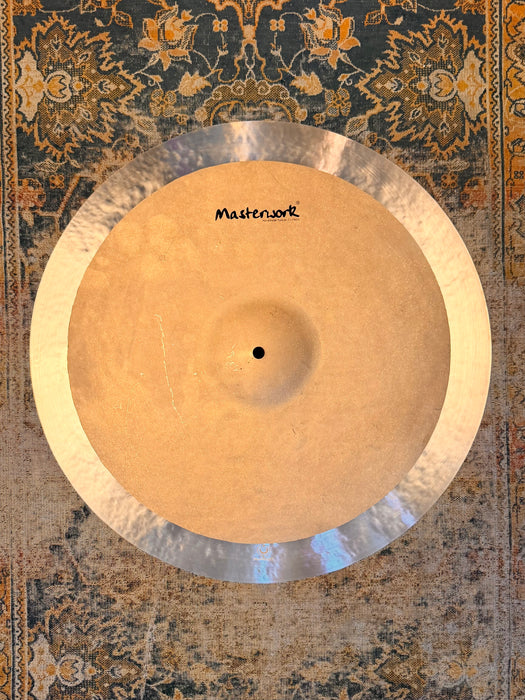 ULTRA THIN MASTERWORK 22” PAPER THIN Crash Ride ONLY 1558 g Absolutely Incredible!! Thalles
