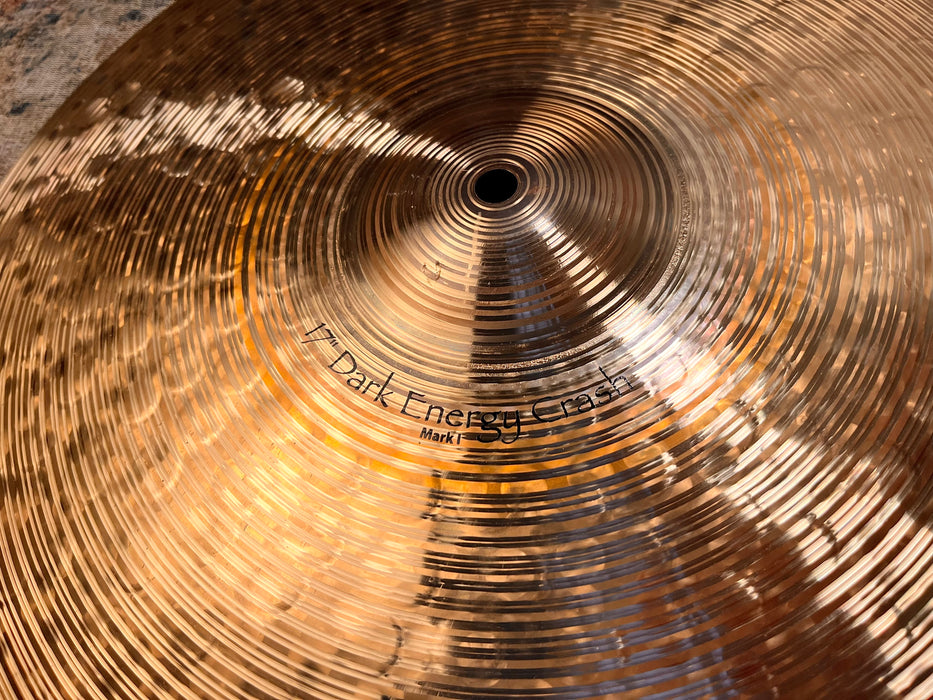 PAISTE DARK ENERGY CRASH 17” IMMACULATE Shape! 1265 g Beautiful! DON’T Pay $550!