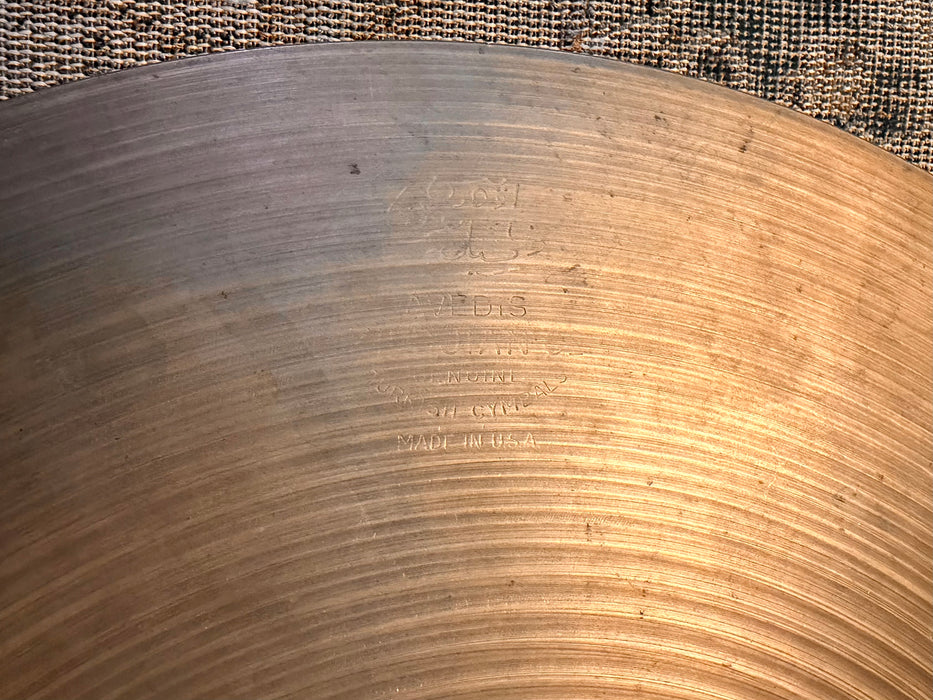 1960s Vintage Zildjian 14” Hihats 854 996 g RINGO Light Whipsy Classic 60s TONE! Tight But Complex!v