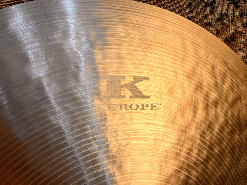 ZILDJIAN KEROPE Medium Thin High Ride 22” Crash 2325 g IMMACULATE New Version! Stunning 22”!
