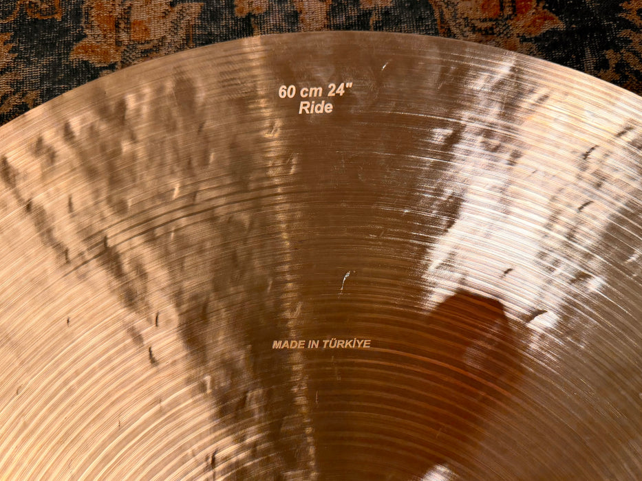 ULTRA Paper Thin 24” Bosphorus MASTER Series Ride Crash MULTI! Only 2262 g INCREDIBLE Papery Shimmer!