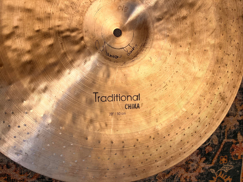ISTANBUL AGOP China 20” TRADITIONAL Paper Thin ONLY 1267 g Very WIDE LIP Complex! Swish