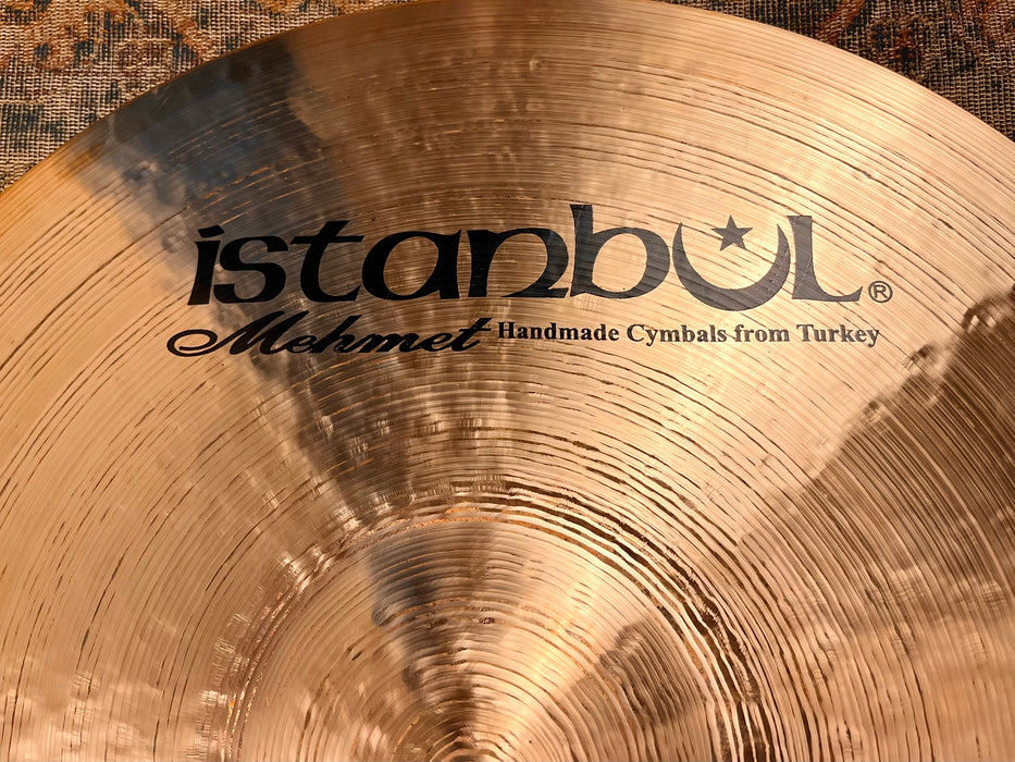 ULTRA DARK ISTANBUL Mehmet 18” LEGEND DRY THIN CRASH 1324 g PERFECT AMAZING Dark Crash