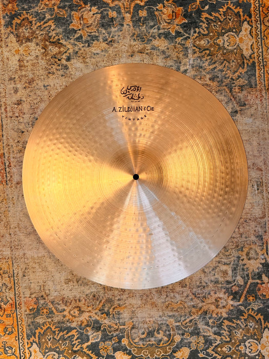 ZILDJIAN A & CIE "Vintage" 20" RIDE 1st RUN! NO LONGER MADE! Smooth Clean Tone! CRASHABLE 1947 g