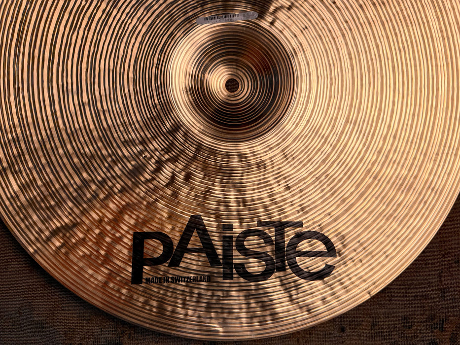 Rare Paiste PROTOTYPE Twenty Series CRASH 18” Light Ride 1622 g PERFECT Dark Full