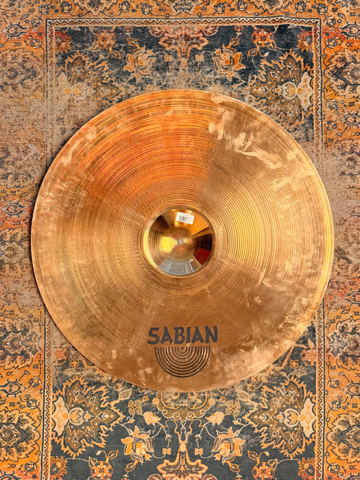 RARE Sabian 24” BRILLIANT HEAVY RIDE AA Fantastic SHIMMERING Heavy Crash Ride 4456 g CLEAN!