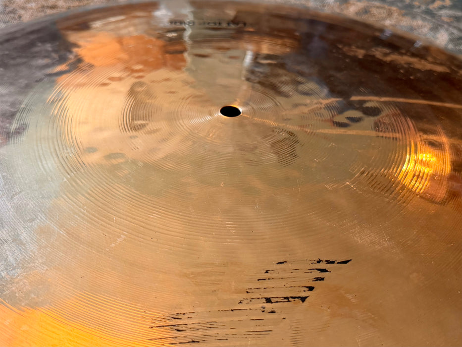 Vintage 80s Zildjian K FLAT Ride 20” EAK - ish in Rare BRILLIANT! GLASSY SHIMMER! TIGHT Definition 2546 g