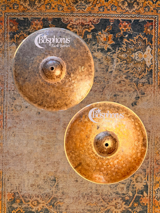 FAST Dry Complex Bosphorus TURK 13” Hihats RARE & MINT! RAW UNLATHED 768 & 950 g