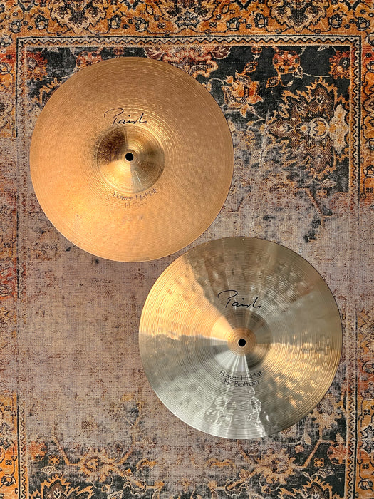 1st YEAR PAISTE SIGNATURE 14” Power Hihats 1152 1386 g THE ORIGINALS! Ultra Crisp! WHY Pay $720?