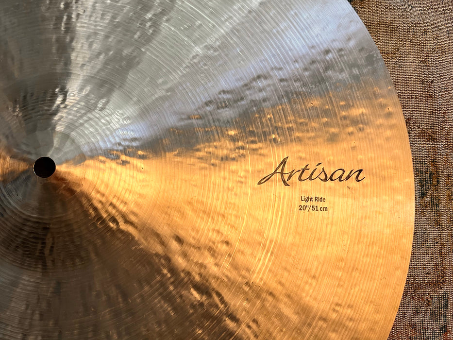 Sabian ARTISAN LIGHT Ride 20” 2180 g Dark Complex! Gorgeous! PERFECT! Don’t Pay $750!