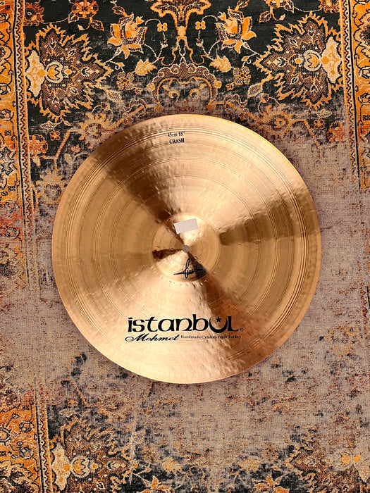 ULTRA DARK ISTANBUL Mehmet 18” LEGEND DRY THIN CRASH 1324 g PERFECT AMAZING Dark Crash