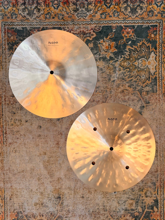 UNIQUE CUSTOM Sabian PROTOTYPE HHX QUICK BEAT GROOVE HATS Hihats in 13” 828 1192 g MINT!