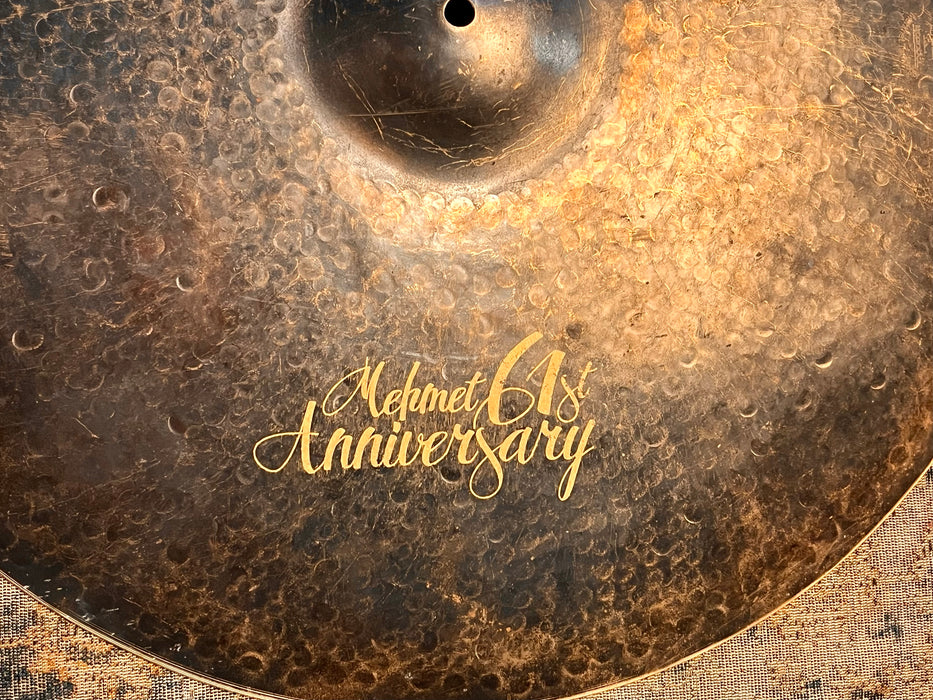 RARE DARK 24” Istanbul Mehmet 61st Anniversary Ride 2784 g Absolutely Incredible Sounding! Smooth