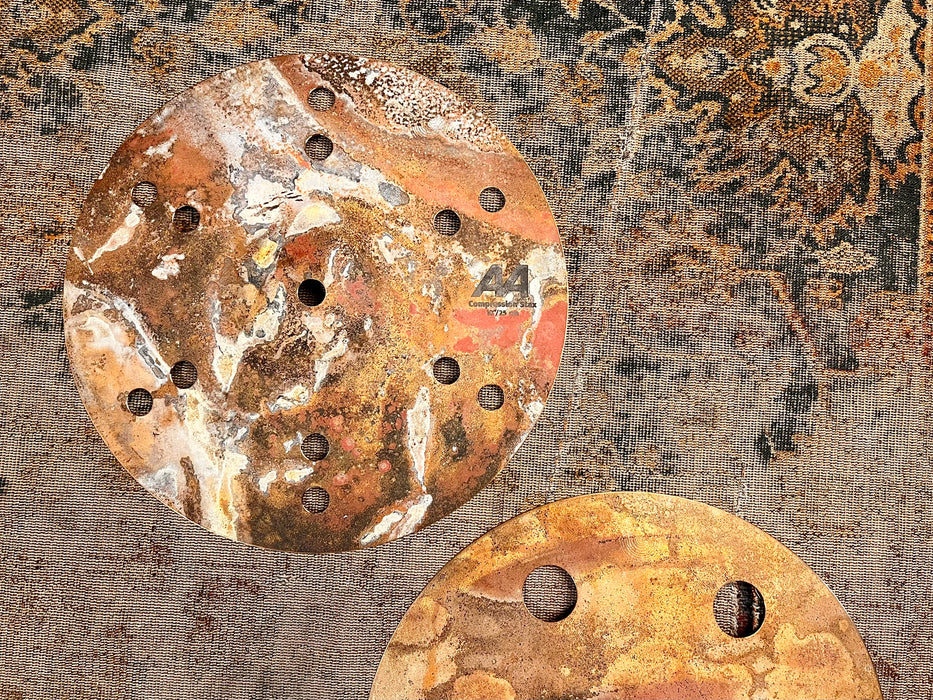 Sabian COMPRESSION STAX 10” Effects Hihats 396 344 g RAW AA TIGHT Complex EFX! SICK HATS Discontinued