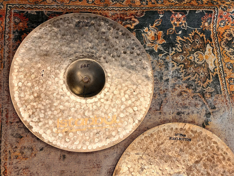 RARE Raw ISTANBUL Mehmet 61st Anniversary Vintage Series Hihats 14” 885 1105 g MINT Stunning