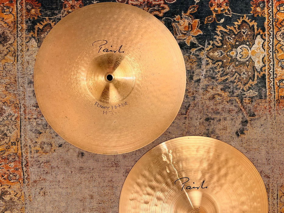PAISTE SIGNATURE 14” Power Hihats 1152 1382 g THE ORIGINALS! Ultra Crisp! WHY Pay $662?!!