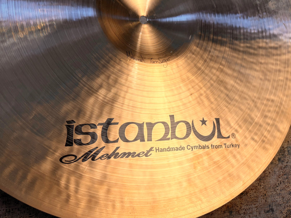 ULTRA Warm Versatile ISTANBUL Mehmet TRADITIONAL 22” Ride Crash 2408 g Gorgeous!