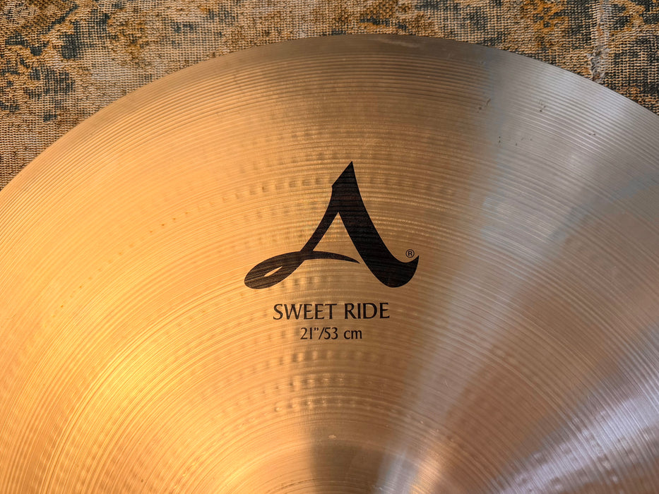 Zildjian SWEET RIDE 21” CRASH CLEAN! Only 2292 g Glowing Warm! Versatile!
