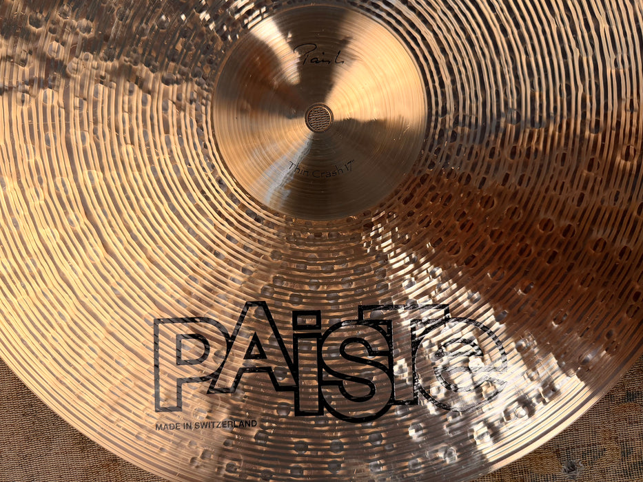 Paiste TRADITIONAL Thin Crash 17” ONLY 1056 g CLEAN! Amazing Warm Complex! DON’T PAY $550!