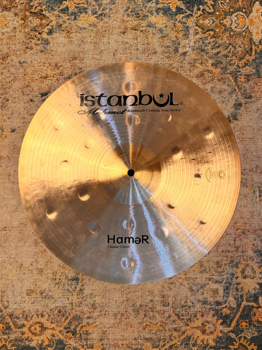 Warm Mellow ISTANBUL Mehmet 17” Crash PERFECT Shape! Sounds Amazing! Hamer Classic at 1138 g