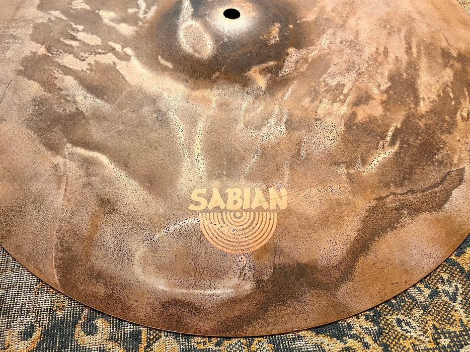 Unique Sabian PROTOTYPE SICK HATS in 17” Hihats MEET THE MASTERS 1124 1590 g PERFECT! VAULT