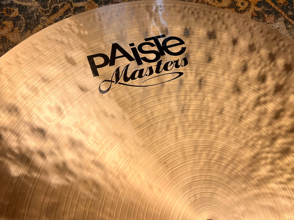 Hard to Find Paiste MASTERS 22” FLAT RIDE 2717 g PERFECT Why Pay $650?