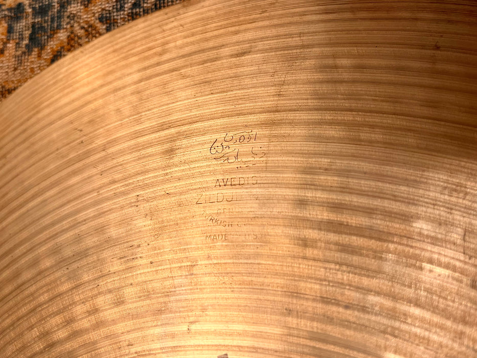 RINGO Sounding Vintage Zildjian 1960s FACTORY Stamped “Medium Crash” 18” 1422 g Amazing