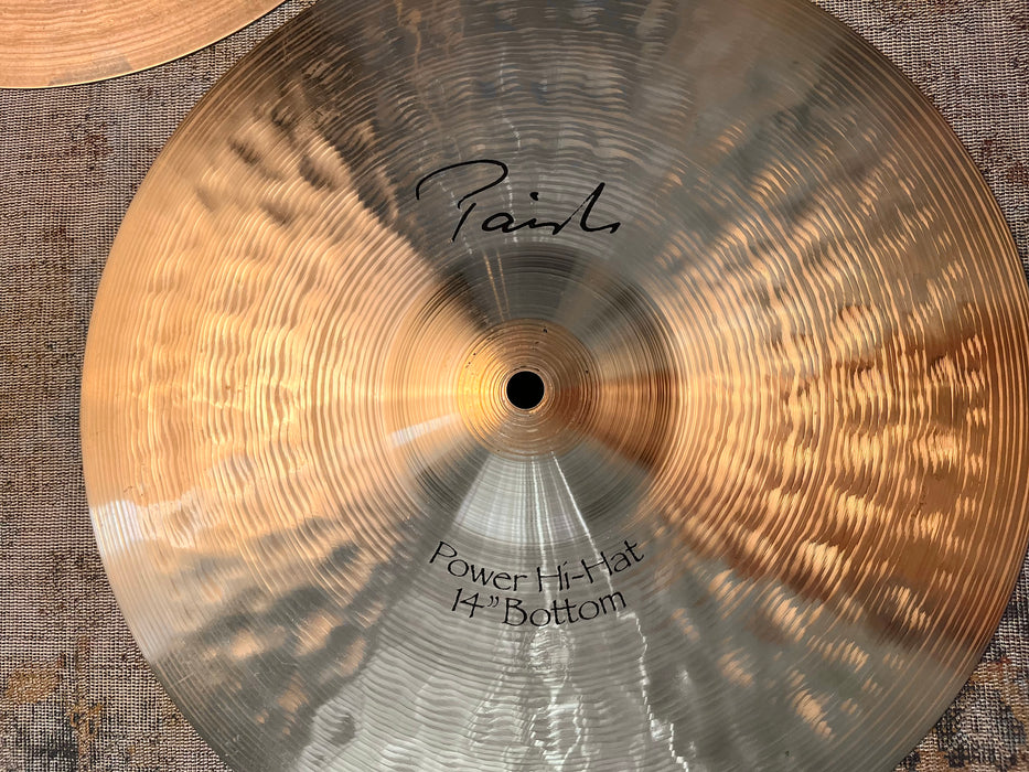 1st YEAR PAISTE SIGNATURE 14” Power Hihats 1152 1386 g THE ORIGINALS! Ultra Crisp! WHY Pay $720?