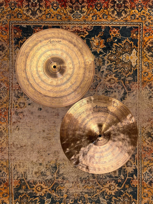 DRY COMPLEX THIN Sabian ARTISAN ELITE Hihats 14” 821 1228 g IMMACULATE Why Pay $780!!