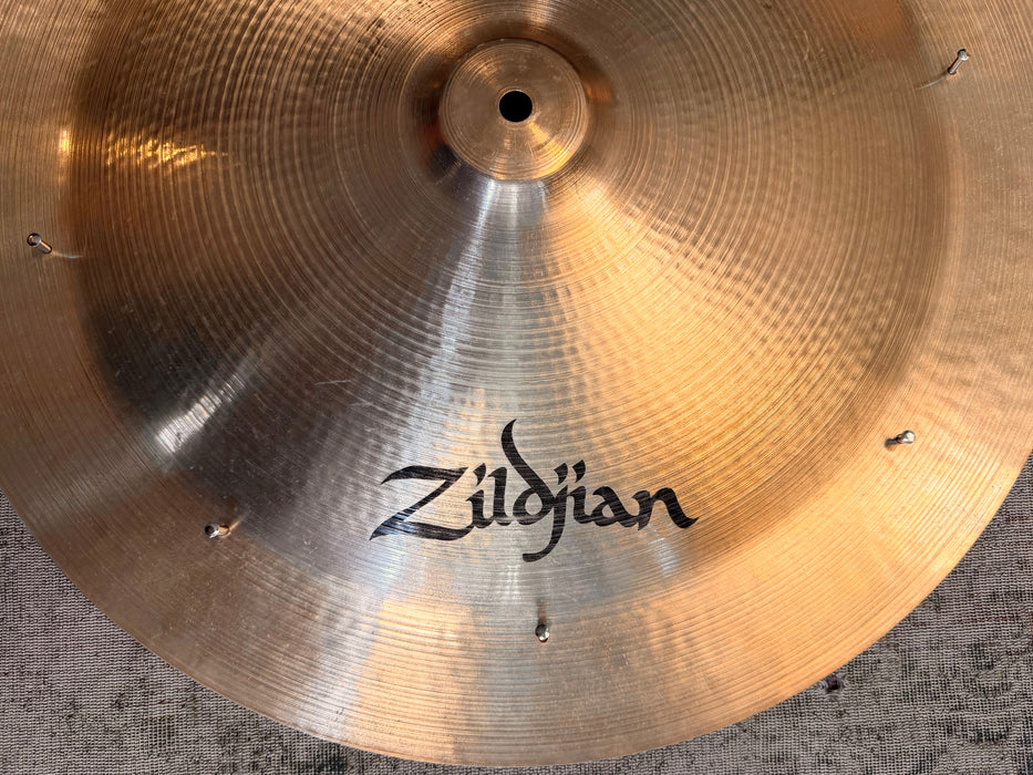 Vintage Zildjian China Boy High SWISH SIZZLE 20” 1736 g Amazing Pang-Like Tone! ALL 6 ZILDJIAN RIVETS
