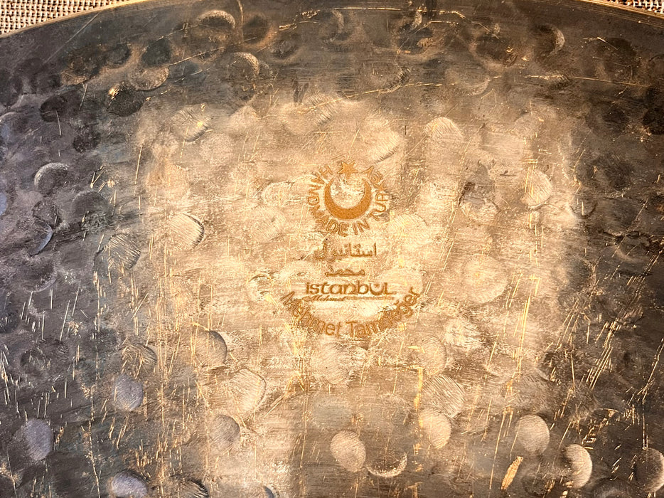 RARE DARK Istanbul Mehmet 61st Anniversary Ride 22" 2182 g Raw Dry Crashable! Versatile! Immaculate