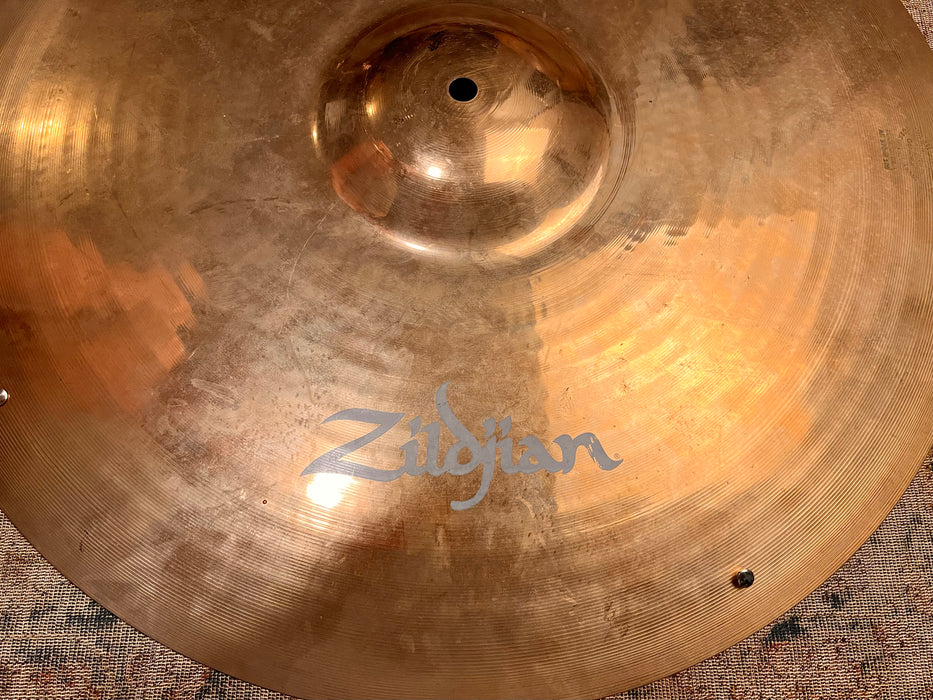 20th ANNIVERSARY Zildjian A Custom Medium Thin 21” Ride Sizzle 2470 g GLASSY SMOOTH! Crashable