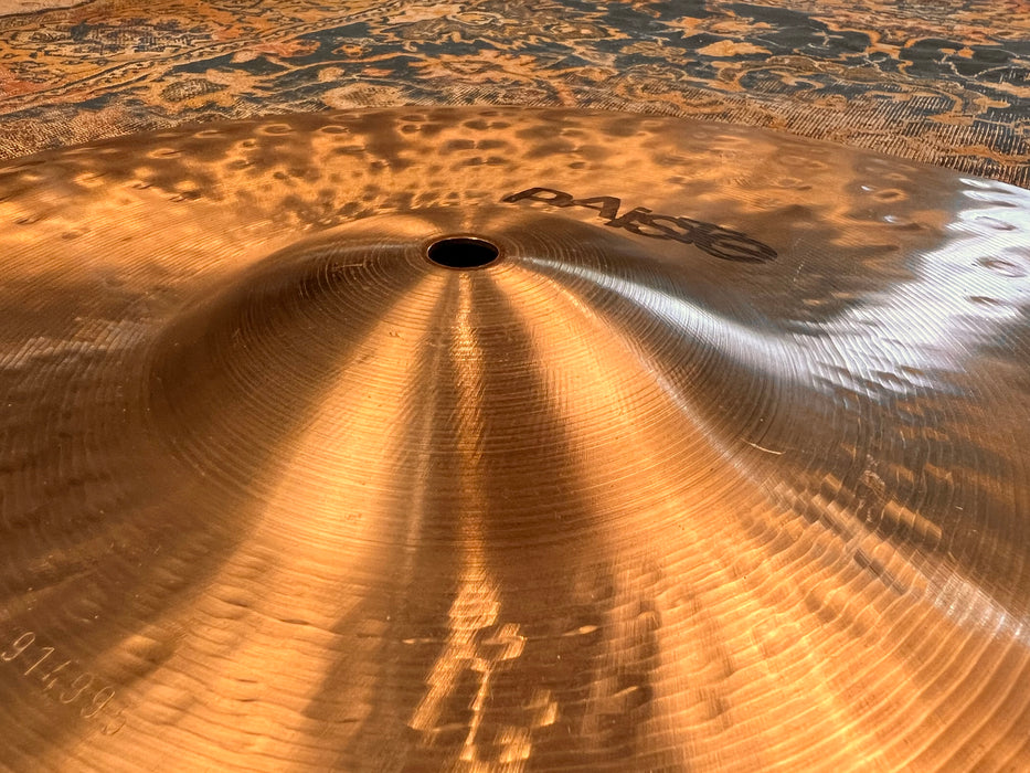 Vintage PAISTE SOUND CREATION DARK CRASH 18” 1720 g THE FAMOUS! Rare and Complex! Great Light Ride